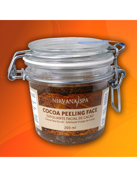 Cocoa Peeling Face 200 ml, exfoliant de ciocolata facial, Nirvana Spa