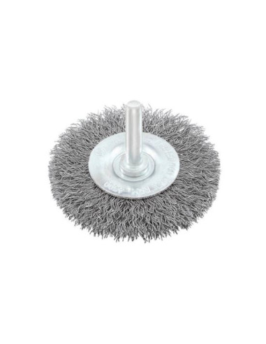 Perie sarma otel, circulara, cu tija, 75 mm, Beorol