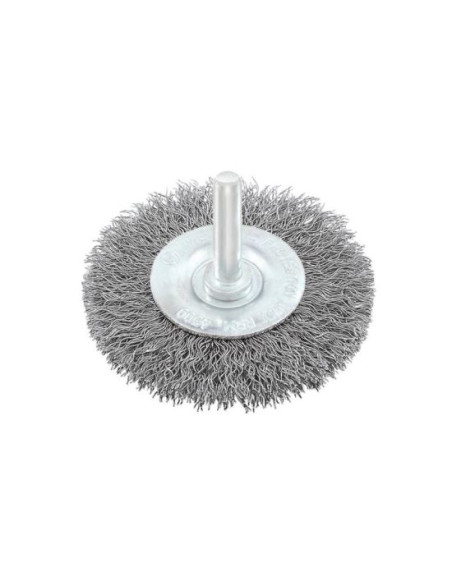 Perie sarma otel, circulara, cu tija, 75 mm, Beorol