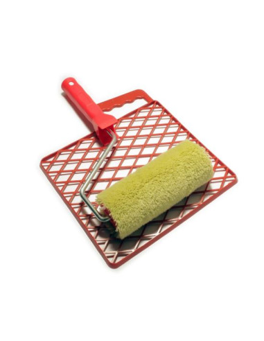 Rola cu gratar, 18 cm/58 mm, verde, PROFI