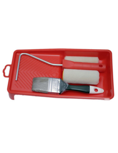 Set 5 accesorii pentru lacuit, baituit - rola burete, pensula, Artool