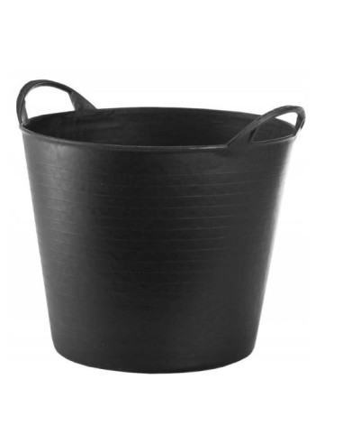 Galeata pentru constructii, rotunda, flexibila, neagra, 26 L, Artool