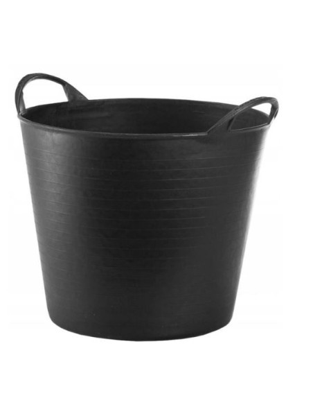 Galeata pentru constructii, rotunda, flexibila, neagra, 26 L, Artool