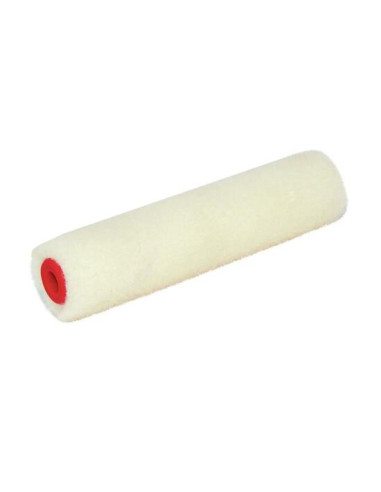 Rola velur, Beorol, 10 cm/15 mm, fir 4 mm, Alb