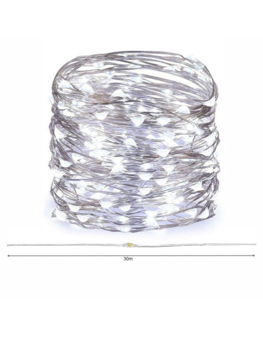 Instalatie luminoasa de Craciun cu Telecomanda si Temporizator, 300 LED-uri, Alimentare USB, 8 Moduri de Iluminare, Rezistenta l
