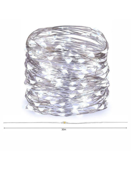Instalatie luminoasa de Craciun cu Telecomanda si Temporizator, 300 LED-uri, Alimentare USB, 8 Moduri de Iluminare, Rezistenta l