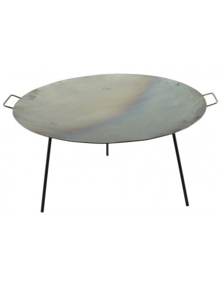 Disc pentru gratar, metalic, cu picioare, 39.5x30.5 cm, Perfect Home