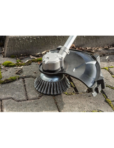 Perie sarma, tip cupa, cu toroane, pentru motocoasa/trimmer, otel, 150x25.4 mm, Graphite 