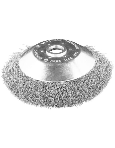 Perie sarma, circulara, pentru motocoasa/trimmer, otel, 200x25.4 mm, Graphite