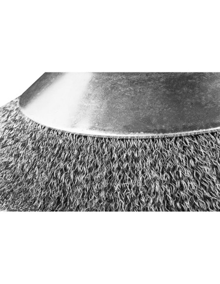 Perie sarma, circulara, pentru motocoasa/trimmer, otel, 200x25.4 mm, Graphite