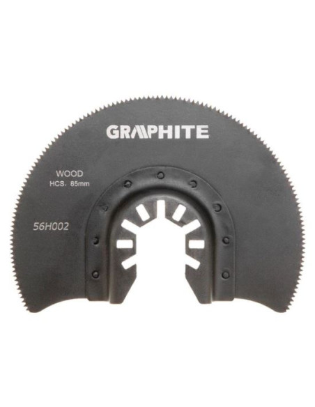 Panza/lama fierastrau, pentru multifunctional, HCS, semirotunda, pentru lemn, 85 mm, Graphite