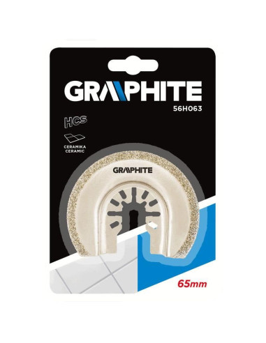 Panza/lama fierastrau, pentru multifunctional, HCS diamantat, pentru ceramica, 65 mm, Graphite