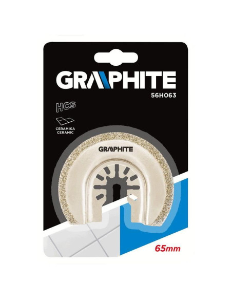 Panza/lama fierastrau, pentru multifunctional, HCS diamantat, pentru ceramica, 65 mm, Graphite