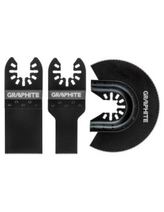 Panza/lama fierastrau, pentru multifunctional, cu carbura tungsten, pentru lemn, 3 buc, Graphite