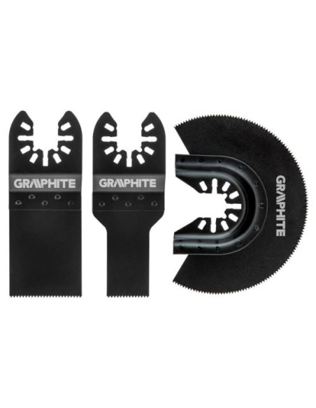 Panza/lama fierastrau, pentru multifunctional, cu carbura tungsten, pentru lemn, 3 buc, Graphite