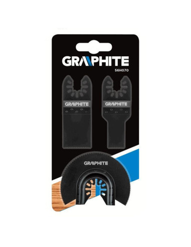 Panza/lama fierastrau, pentru multifunctional, cu carbura tungsten, pentru lemn, 3 buc, Graphite