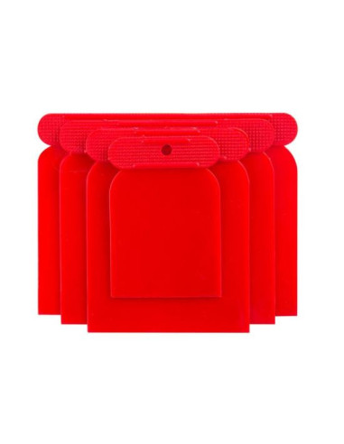 Spaclu patrat plastic, set 4 bucati, BEOROL