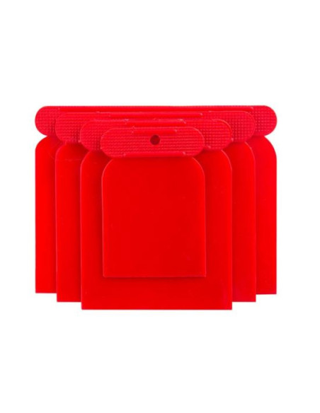 Spaclu patrat plastic, set 4 bucati, BEOROL