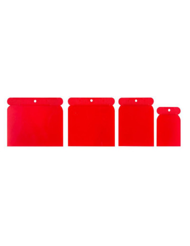 Spaclu patrat plastic, set 4 bucati, BEOROL