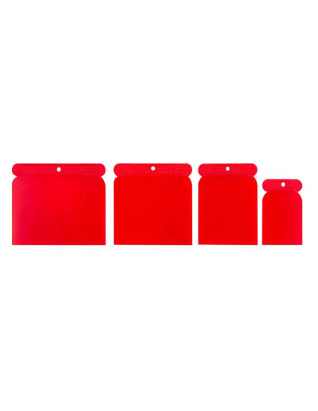 Spaclu patrat plastic, set 4 bucati, BEOROL