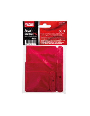 Spaclu patrat plastic, set 4 bucati, BEOROL