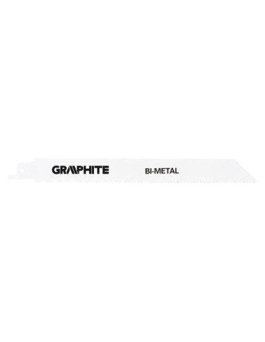 Panza, lama, fierastrau tip sabie, pentru lemn, metal, BIM, 14 TPI, set 2 buc, 225 mm, Graphite