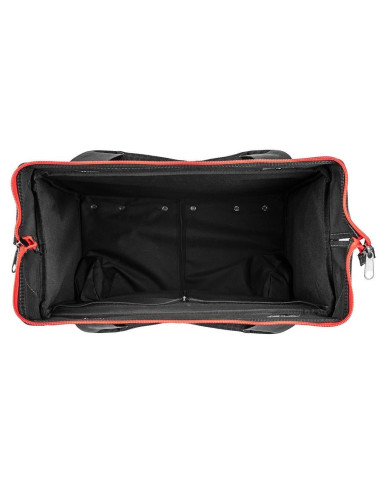 Geanta scule, poliester, 11 buzunare, cu roti si maner telescopic, 42 L, 41x21x24 cm, Graphite Energy