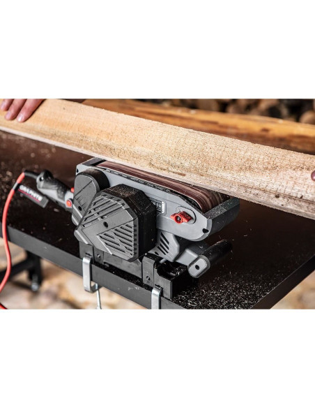 Slefuitor electric cu banda, 900 W, 533x75 mm, Graphite