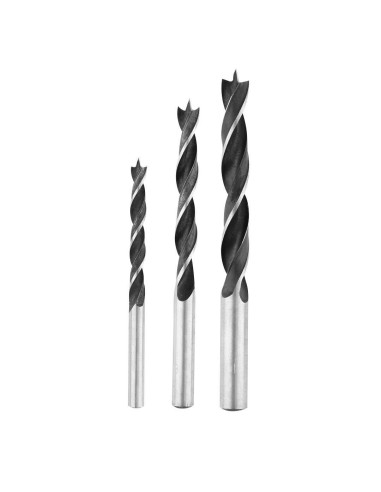 Imbinari, burghie, dibluri, pentru lemn, set 43 piese, Verto 