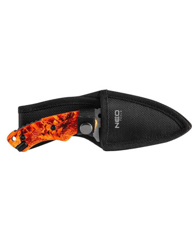 Cutit tactic, cu teaca si amnar, model Survival, 20 cm, NEO