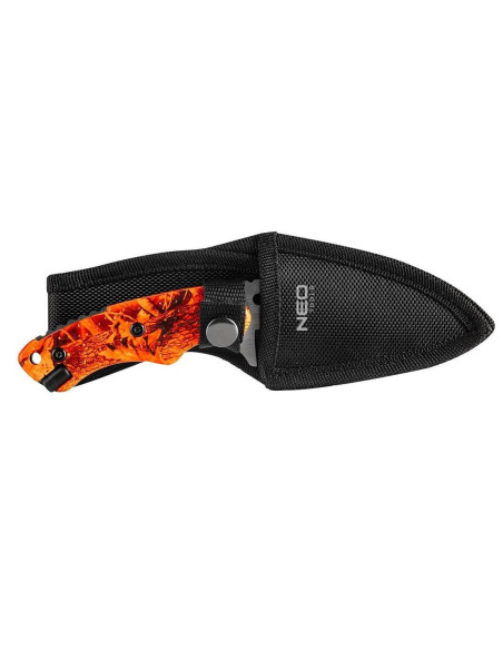 Cutit tactic, cu teaca si amnar, model Survival, 20 cm, NEO