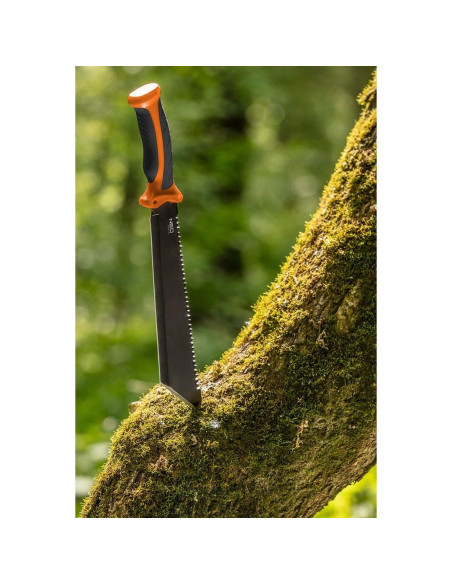 Maceta, inox, maner TPR+PP, model Survival, cu teaca, 40 cm, NEO