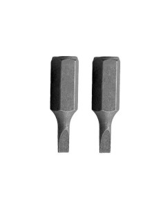 Varfuri, biti, capat drept, set 2 buc, S4, 25 mm