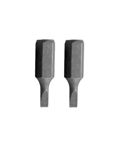 Varfuri, biti, capat drept, set 2 buc, S4, 25 mm