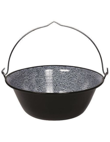 Ceaun emailat cu maner, 50 L, Perfect Home