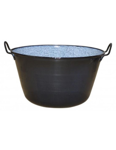 Ceaun emailat, caldare cu manere, 70 L, Perfect Home