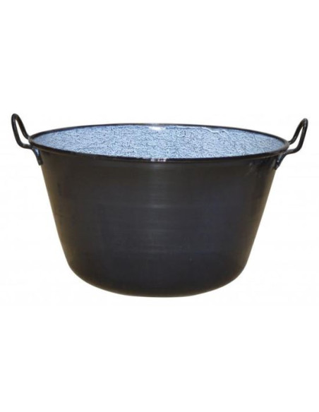 Ceaun emailat, caldare cu manere, 80 L, Perfect Home