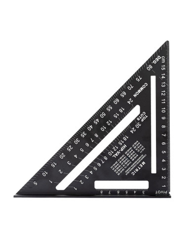 Echer tamplar/dulgher, aluminiu, triunghiular, 15 cm, NEO