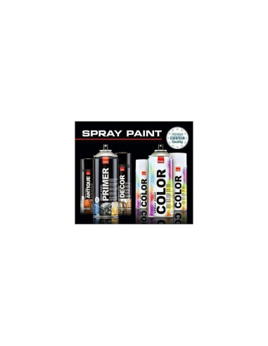 Vopsea spray acrilic Deco Silver, Argintiu 400ml
