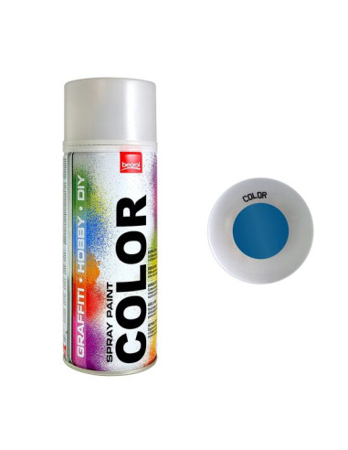 Vopsea spray acrilic albastru Genziana RAL5010 400ml
