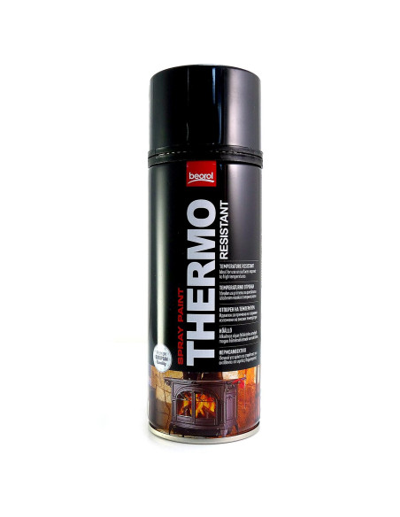Vopsea spray acrilic rezistent la temperatura 600 grade, argintiu-Silver Alluminio 400ml
