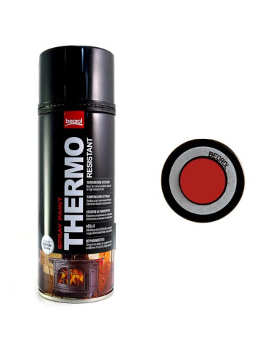 Vopsea spray acrilic rezistent la temperatura 600 grade, rosu-Red Rosso 400ml