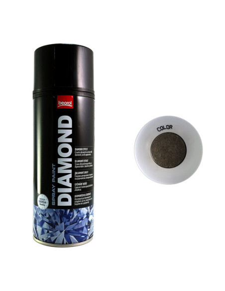 Vopsea spray acrilic metalizat Negru 400ml