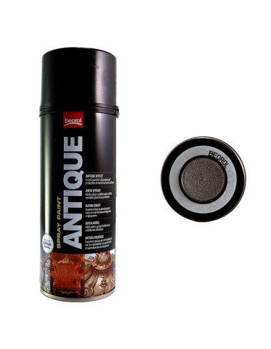 Vopsea spray acrilic foarte groasa cu efect antic gri inchis, Antique Old Iron Ferro Antico 400ml