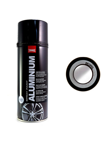 Vopsea spray aluminiu pentru Jante, argintiu metalizat 400ml