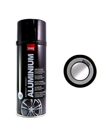 Vopsea spray aluminiu pentru Jante, argintiu metalizat 400ml