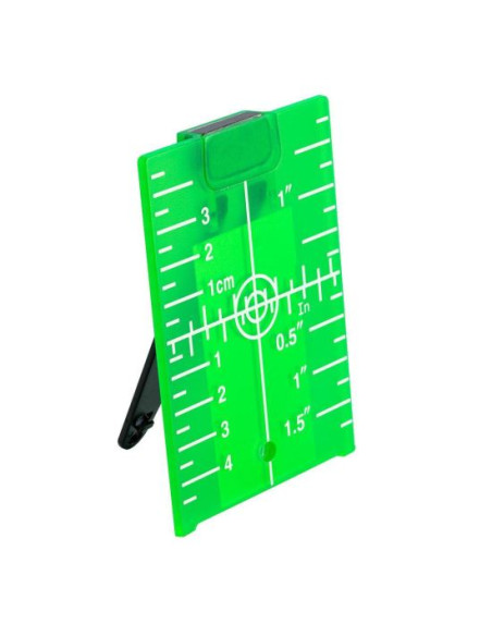 Placa, tinta, pentru nivele laser, plastic, verde, NEO