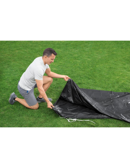 Prelata acoperire piscina, PVC, neagra, 305 cm, Bestway