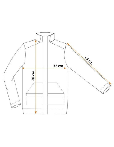 Geaca din lana polara pentru femei, model Woman Line, negru, marimea L/40, NEO