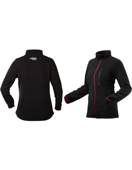 Geaca din lana polara pentru femei, model Woman Line, negru, marimea S/36, NEO